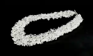 Groothandel Geclusterde Bergkristal Chipsteen Ketting