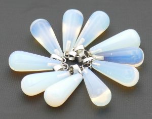 Opaal Druppelhanger (10 stuks)