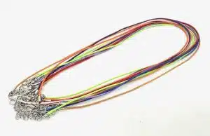 Regenboog Leren Halskettingen, set van 10 stuks