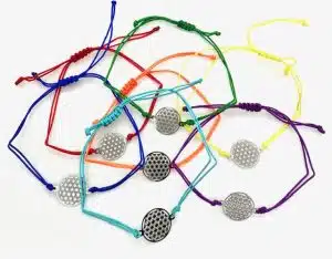 Verstelbare 7 Chakra Bloem des Levens Armbanden