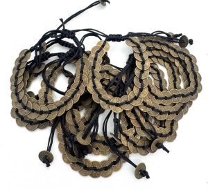 Verstelbare Geluksmunt Armbanden 12 stuks