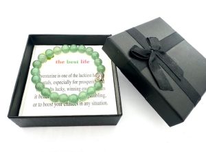 8mm Boeddha Aventurijn Armband – Inclusief Cadeaubox