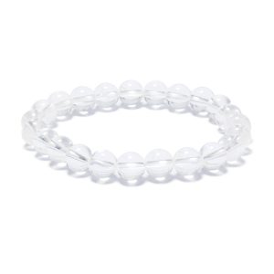 8mm Edelsteen Armband zonder Cadeaudoos - Bergkristal