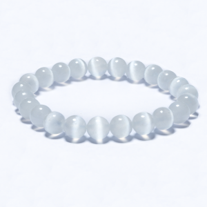 8mm Edelsteen Armband zonder Cadeaudoos - Seleniet (AA kwaliteit)