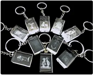 Kristallen sleutelhangers