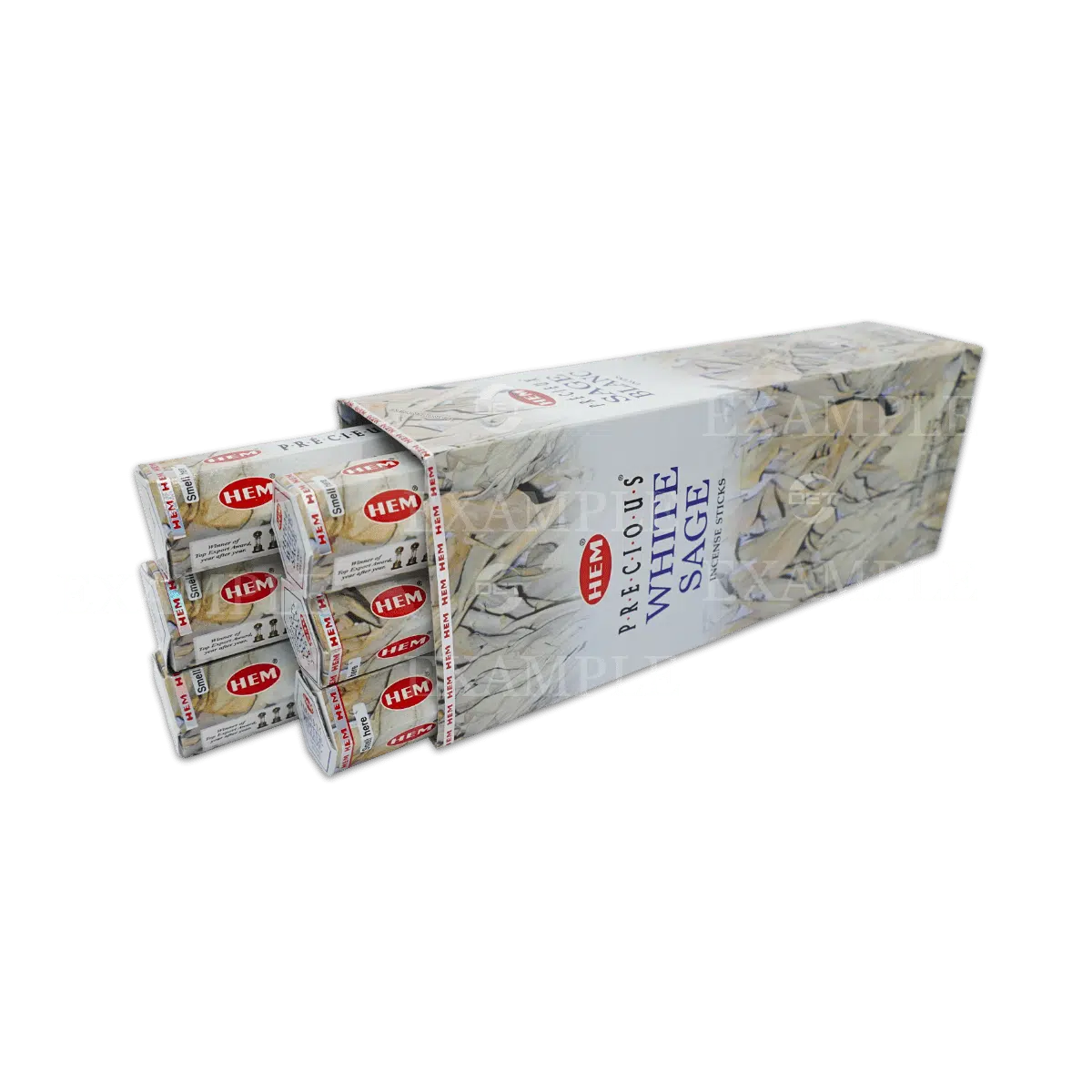 Referentie-afbeelding – HEM Hexa wierook binnenverpakking met 6 hexagonale kokers