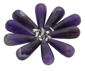 Amethist Druppelhanger (10 stuks)