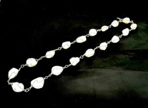 Groothandel Gepolijste Edelsteen Ketting Draadgewikkeld - Milky Quartz