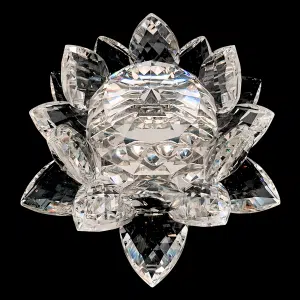 Groothandel Kristal Lotus op Standaard Extra Groot