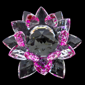Kristal Lotus - Paars (groot)