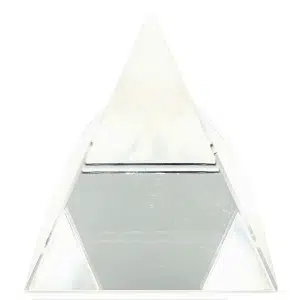 Kristal Piramide Wit 5x5