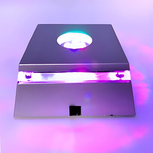 verlichting voetje zilver vierkant