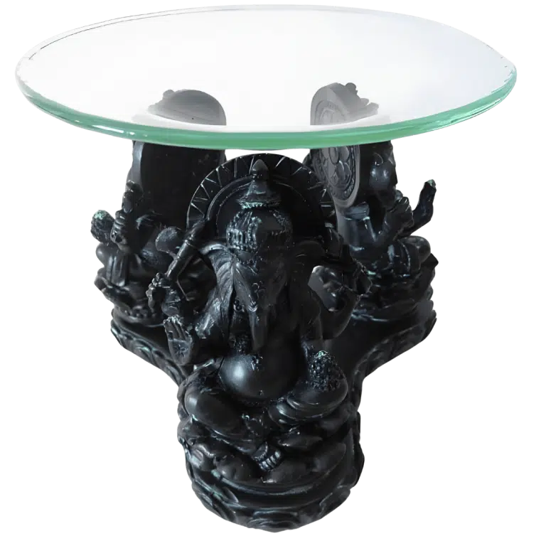3 Zwarte Ganesh oliebrander