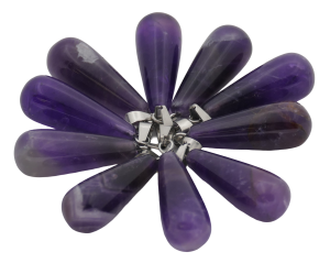 Amethist Druppelhanger (10 stuks)