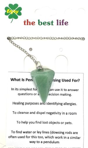 Aventurijn Edelsteen Pendel