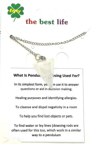 Bergkristal Edelsteen Pendel