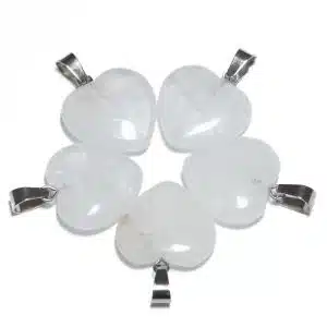 Hartje Pendant Groothandel - Bergkristal (5st)