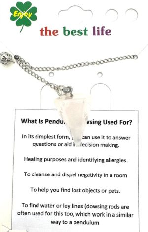 Rozenkwarts Edelsteen Pendel