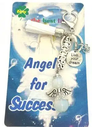 Opaal “SUCCESS” Angel Sleutelhanger