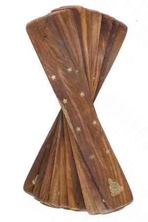 Houten Boeddha Plankjes Wierookhouder (10 stuks)
