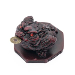 Rode Feng Shui Geldkikker Beeld