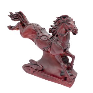 Rode Rennende Paard Beeld