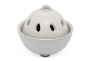 Witte Keramische Wierookkegelbrander