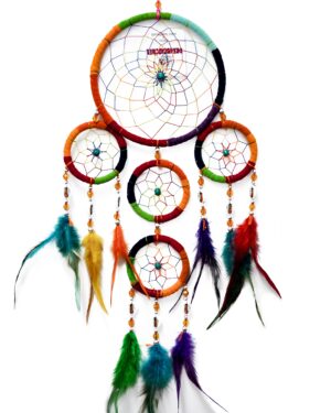 16 cm + 4 Ring Ronde 7 Chakra Dromenvanger