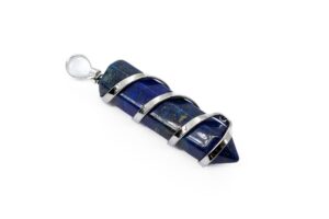 Lapis Lazuli Edelsteen Draadwikkeling Hanger