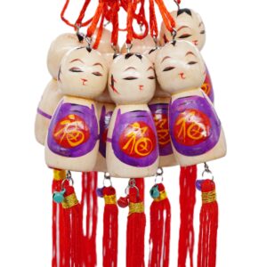 6cm Jongen Gelukspoppen Hanger (10 stuks)